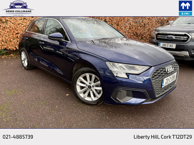 2023 AUDI A3 SPORTBACK 30 TDI 116HP ATTRACTION | STUNNING IN NAVARRA BLUE | EXCELLENT ONE OWNER EXAMPLE | COMPETITIVE FINANCE CAN BE ARRANGED AND TRADE INS ARE WELCOME | ASK US FOR A PERSONALISED WALKAROUND VIDEO!