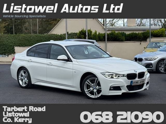 2018 BMW 3 SERIES 320D M-SPORT SALOON AUTOMATIC * REAR VIEW CAMERA, PARKING SENSORS FRONT & REAR, ADAPTIVE CRUISE CONTROL, POWER ADJUSTABLE SEATS, 3 STAGE HEATED SEATS, MEMORY SEATS, ALCANTARA SEATS, ISOFIX *