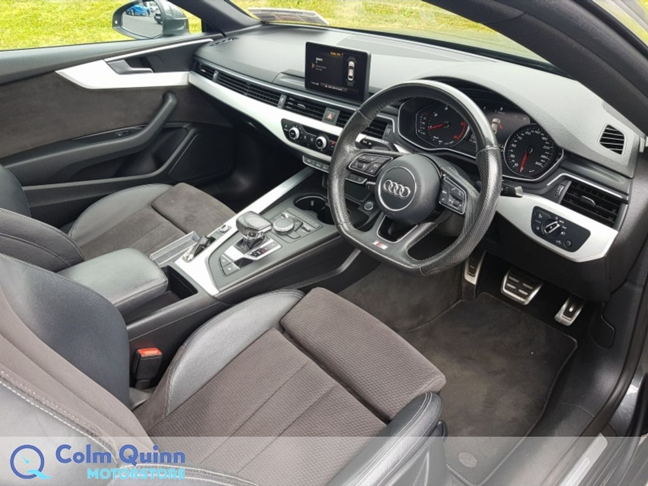Used Audi A5 S-LINE 2.0 TDI AUTO - SUNROOF - FLAT BOTTOM STEERING WHEEL - DAYTONA GREY (2017 (171))
