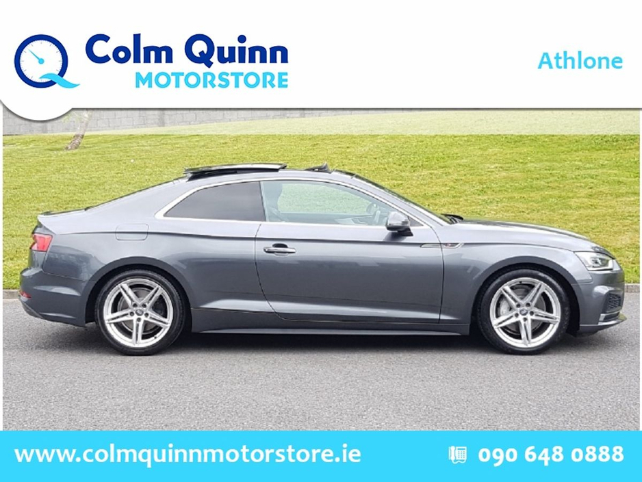 Used Audi A5 S-LINE 2.0 TDI AUTO - SUNROOF - FLAT BOTTOM STEERING WHEEL - DAYTONA GREY (2017 (171))
