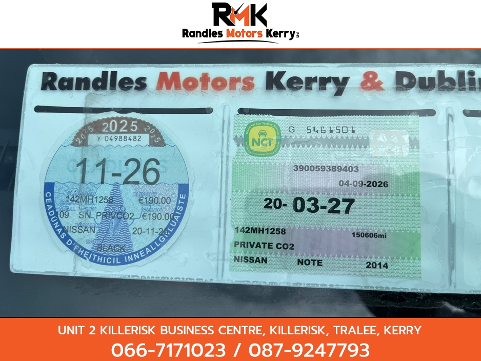 2014 Nissan Note 1.2L Petrol For Sale Images