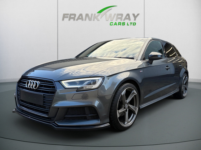 2017 AUDI A3 1.6 TDI S-LINE BLACK EDITION 115 BHP**NEW MODEL**FLAT BOTTOM STEERING WHEEL**MINT**FSH**172**