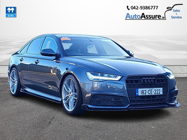 2018 AUDI A6 2.0 TDI S-Line Black Edition S-tronic 190BHP *** Maxton Kit / Veeman Alloys / Sat Nav / Full Leather ***