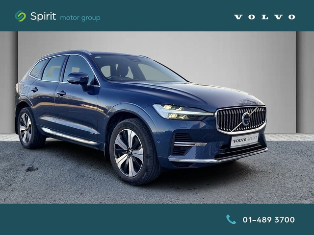 2023 VOLVO XC60 T6 Plug In Hybrid, AWD, Plus (Bright Theme) Full Leather, Sunroof, F&R Heated Seats, Adaptive Cruise Control with Pilot Assist, HK Sound, 360 View Camera, Keyless Entry