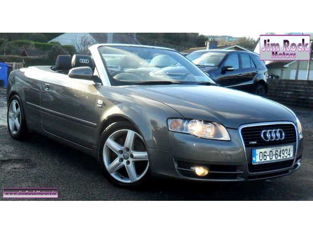 2006 AUDI A4 CABRIO 2.0 TFSI 200BHP SPORT AUTO........NCT 07/25......TAXED 02/25