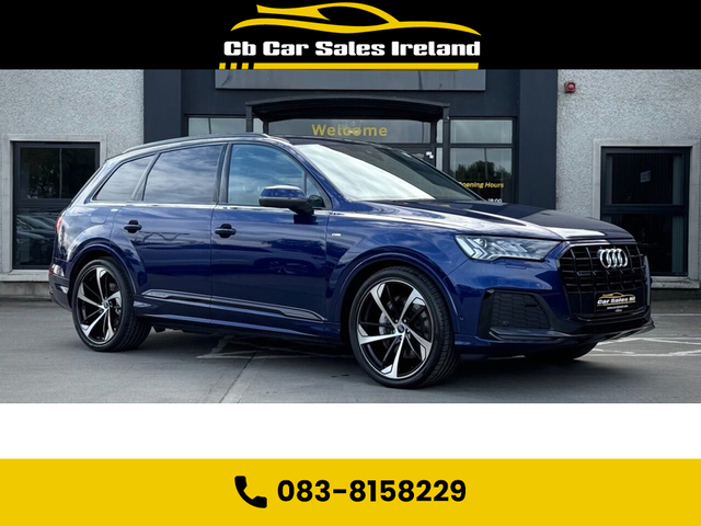 2023 AUDI Q7 3.0 TDI V6 50 S line SUV 5dr Diesel Tiptronic quattro 1 OWNER, NAVARRA BLUE, VIRTUAL COCKPIT, REVERSE CAMERA