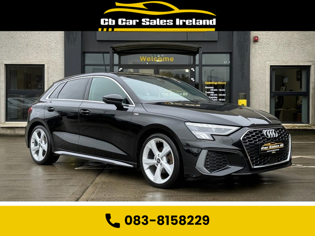 2023 AUDI A3 2.0 TDI 35 S line Sportback 5dr Diesel S Tronic Euro 6 (s/s) (150 ps) 1 OWNER + VIRTUAL COCKPIT + PARKING SENSORS