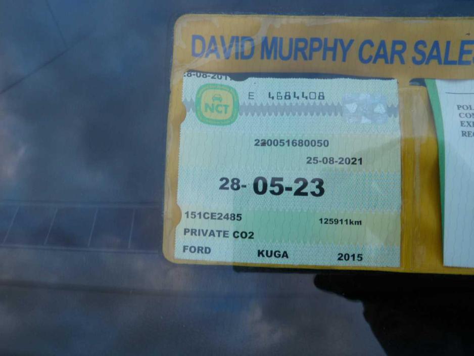 2015 Ford Kuga 2.0L Diesel from David Murphy Car Sales CarsIreland.ie