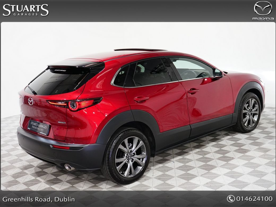 Mazda CX-30 CX-30 TAKUMI e-SKYACTIV X 186ps SOUL RED CRYSTAL WITH BLACK LEATHER, SUNROOF, 360 CAMERA, WIRELESS CHARGER, WIRELESS CARPLAY, ELECTRIC MEMORY SEATS — thumbnail 29