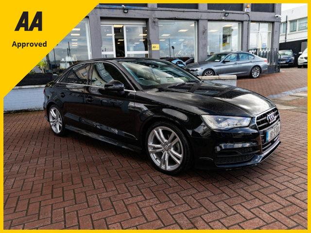 2016 AUDI A3 Saloon 1.4TFSI S-LINE EDITION 4 DR SALOON AUTOMATIC // BLACK LEATHER S-LINE SEATS // BUY WITH CONFIDENCE AA AND SIMI APPROVED DEALER 2025 // FINANCE ARRANGED // ALL TRADE INS WELCOME //