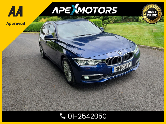 2019 BMW 3 SERIES 320D TOURING AUTO * FINANCE ARRANGED * AUTOMATIC (DSG) * WIRELESS APPLE CARPLAY * FULL TAN LEATHER * IMMACULATE * TOP-SPEC M-SPORT * LOW LOW MILES * ADAPTIVE CRUISE * NEW NCT JUL-26 * LOW TAX