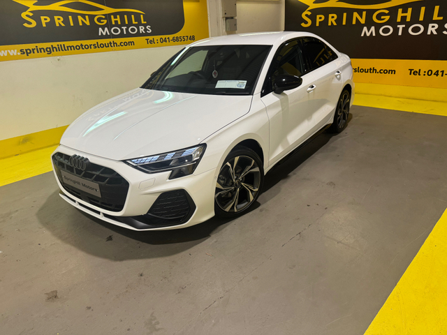 2025 AUDI A3 SAL 30 TDI 115 BHP S LINE 35 Black Edition