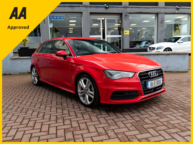 2015 AUDI A3 1.4TFSI S-LINE EDITION 5DR HATCHBACK AUTOMATIC // STUNNING CAR FINISHED IN RED // BUY WITH CONFIDENCE AA AND SIMI APPROVED DEALER 2025  // ALL TRADE INS WELCOME // FINANCE ARRANGED //