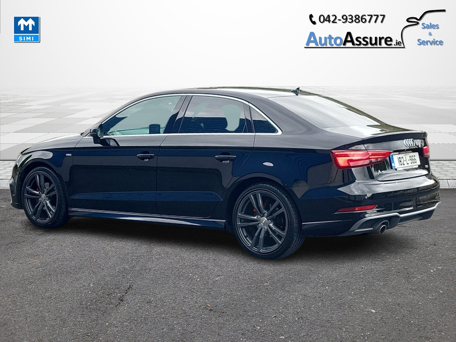 Audi A3 LIMOUSINE 1.6 TDI 116BHP  S-LINE *** Gunmetal Grey Alloys / Half Leather Interior / Cruise Control *** — thumbnail 8