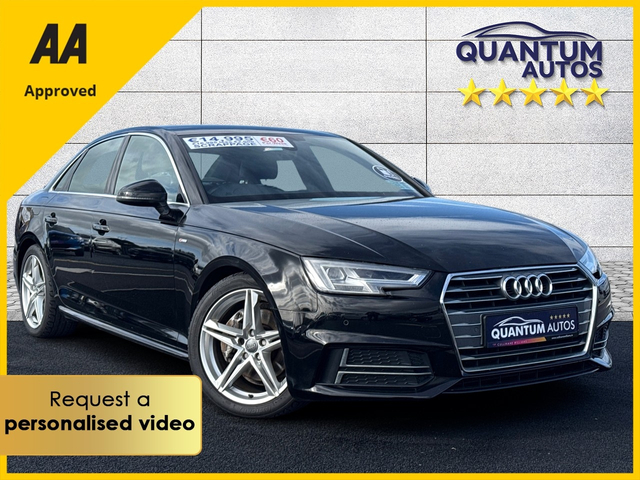 2016 AUDI A4 2016 S LINE 2.0 TDI 186BHP €73 P/W WITH NO CASH DEPOSIT 10 DAY SALE NOW ON!!