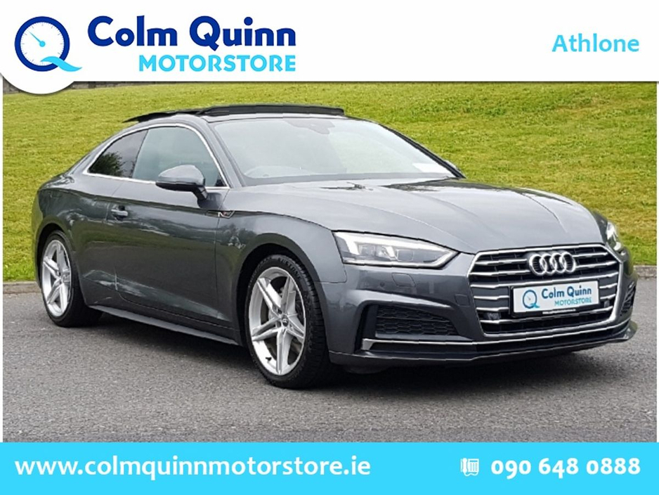 Audi A5 S-LINE 2.0 TDI AUTO - SUNROOF - FLAT BOTTOM STEERING WHEEL - DAYTONA GREY