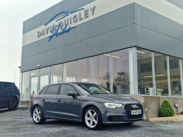 2018 AUDI A3 Sport 116PS 5DR*QUALITY ASSURED USED CARS*SIMI APPROVED*GREAT RATE FINANCE AVAILABLE*WELCOME TO DAVID QUIGLEY AUTOS*