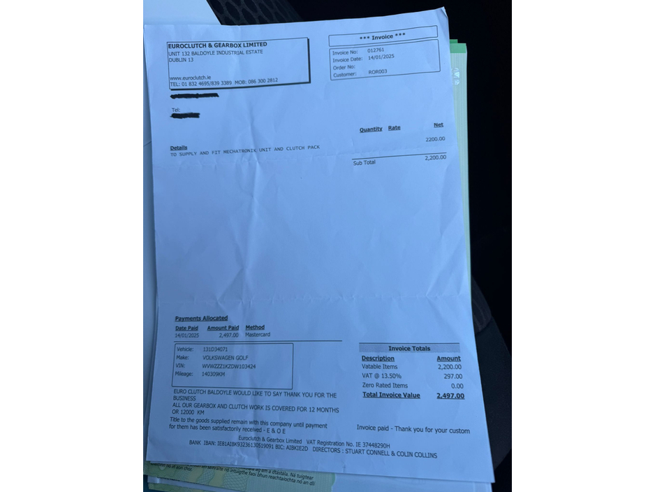 2013 Volkswagen Golf 1.2L Petrol For Sale Images