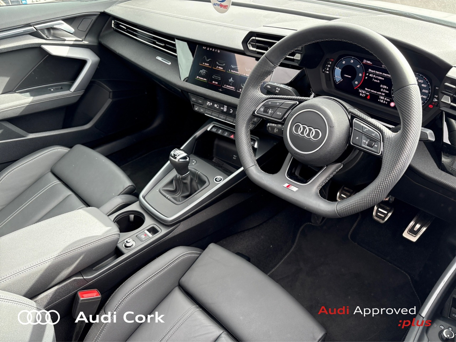 Audi A3 SALOON 2.0 30TDI 115BHP S-LINE WITH BLACK STYLING, COMFORT PACK, PANORAMIC SUNROOF & COMFORT KEY — thumbnail 14