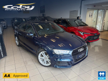 Audi A3 Saloon S-Line AUDI A3 1.4 4DR AUTO. New NCT Done Before Collection, Alloy Wheels, Half Leather, MFSW, Revers Camera, Parking Sensors, Dual Climate Control, Cruise Control, Bluetooth, Paddle Shift, and more.