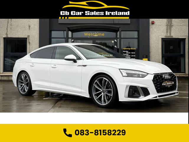2023 AUDI A5 2.0 TDI 35 S line Sportback 5dr Diesel S Tronic 1 OWNER + 360* PARKING CAMERA + COMFORT AND SOUND PACK