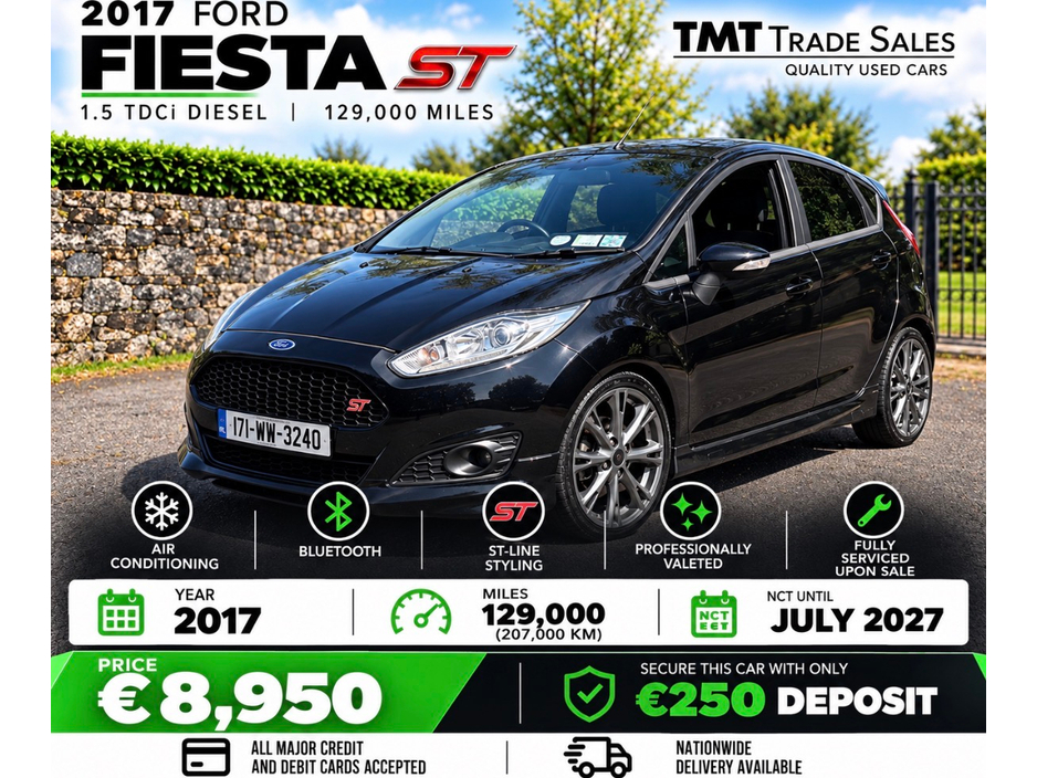 Ford Fiesta 1.5 TDCI 95PS 5 5DR ST-LINE