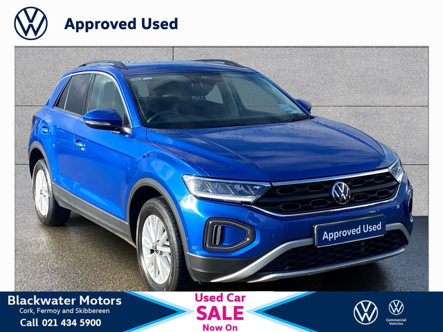 2023 VOLKSWAGEN T-ROC T-ROC 1.0TSI 110BHP LIFE WITH REAR VIEW CAMERA *WAS €27,995 NOW €26,995*