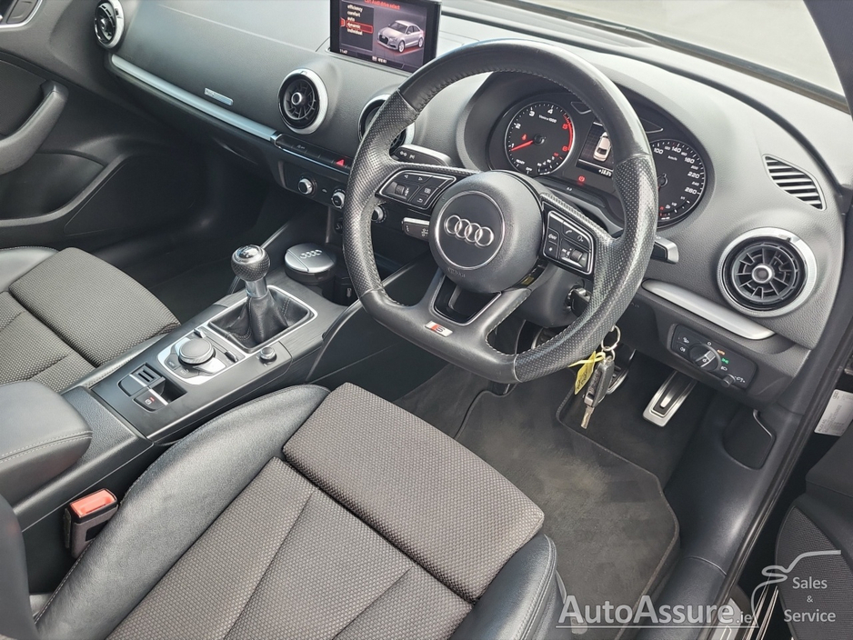 Audi A3 LIMOUSINE 1.6 TDI 116BHP  S-LINE *** Gunmetal Grey Alloys / Half Leather Interior / Cruise Control *** — thumbnail 15