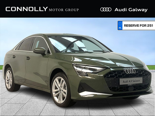2025 AUDI A3 €399 p/m PCP 2.0TDI SE AUTO 150BHP