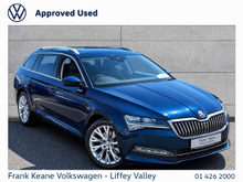 Skoda Superb STYLE AUTO 1.6TDI 120HP *FULL LEATHER* *LAVA BLUE* *ELECTRIC SEATS* *REAR VIEW CAMERA* *CARPLAY & ANDROID AUTO* *HEATED SEATS*