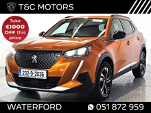 Peugeot 2008 Allure Model - Rear Camera, Parking Sensors, Cruise Control, Sat Nav, Roof Rails, Road Sign Recognition, Voice Commands, Apple CarPlay & Android Auto