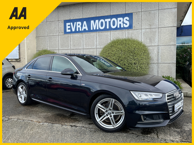 2016 AUDI A4 SALOON S-LINE 190BHP AUTOMATIC 2.0 PETROL //HIGH SPEC//ELECTRIC SEATS//ADAPTIVE CRUISE CONTROL//KEYLESS ENTRY//