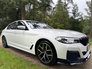 2022 BMW 5 SERIES 520D LCI MSPORT * ALPINE WHITE *