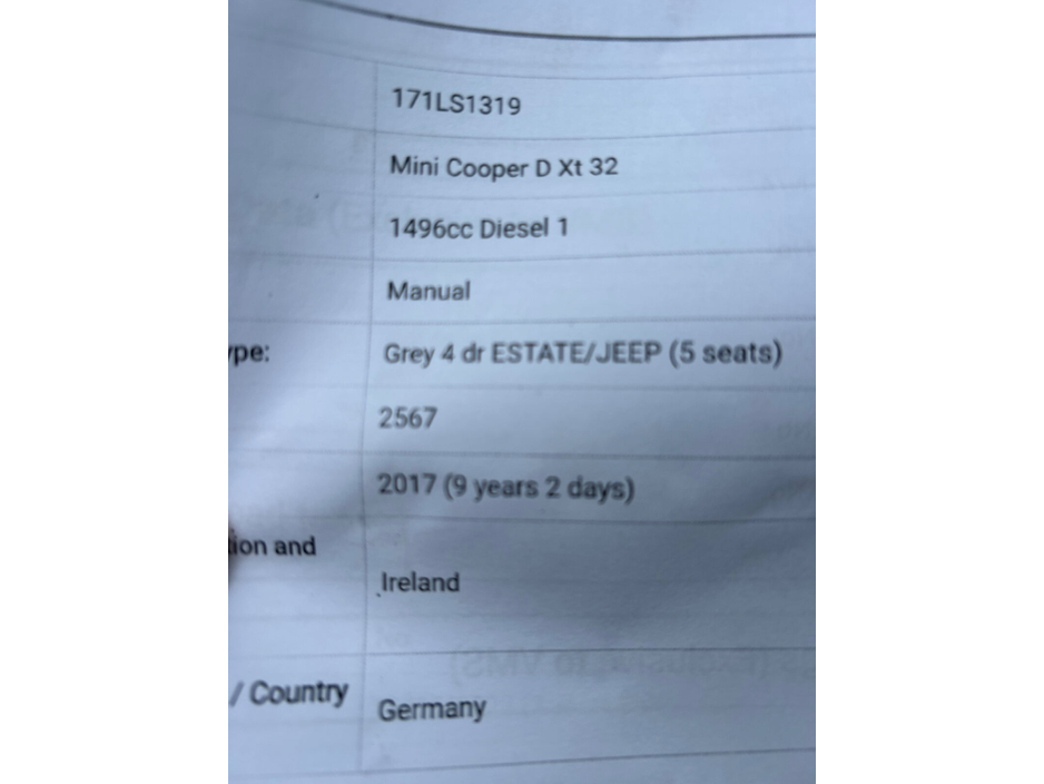 2017 MINI Hatch 1.5L Diesel For Sale Images