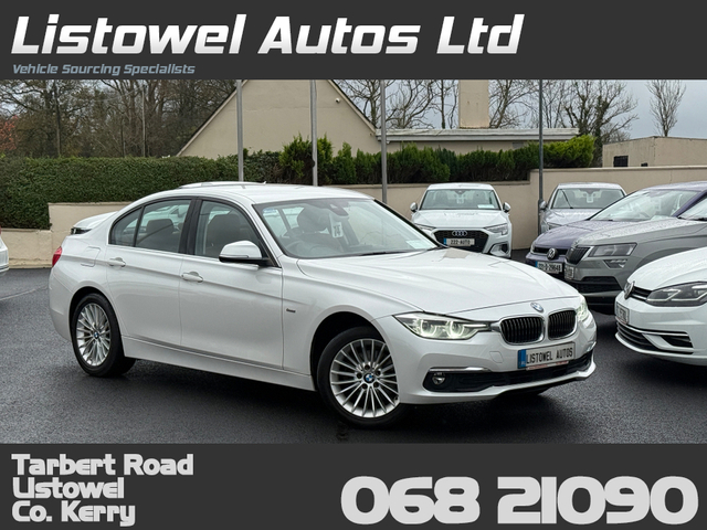 2017 BMW 3 SERIES LUXURY 2.0 190BHP * REVERSE SENSORS, ADAPTIVE CRUISE CONTROL, POWER ADJUSTABLE SEATS, 3 STAGE HEATED SEATS, DUAL ZONE AIR CONDITIONING, 2 KEYS, COMES WITH 2 YEAR NEW NCT, ADAPTIVE CRUISE CONTROL*