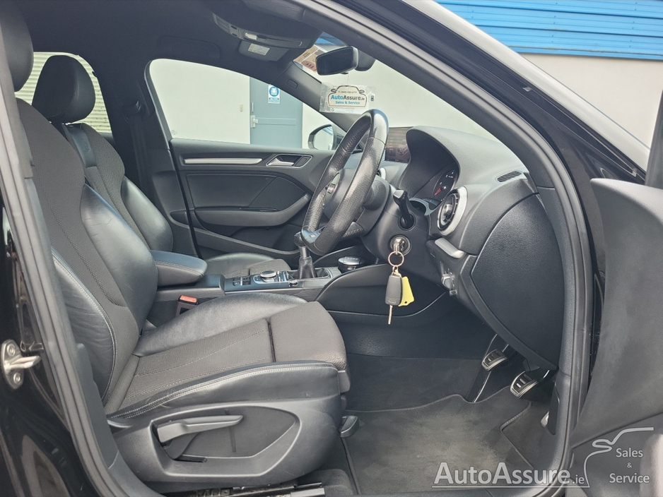 Audi A3 LIMOUSINE 1.6 TDI 116BHP  S-LINE *** Gunmetal Grey Alloys / Half Leather Interior / Cruise Control *** — thumbnail 13