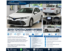 2019 Toyota Camry 2.5L Hybrid For Sale Images