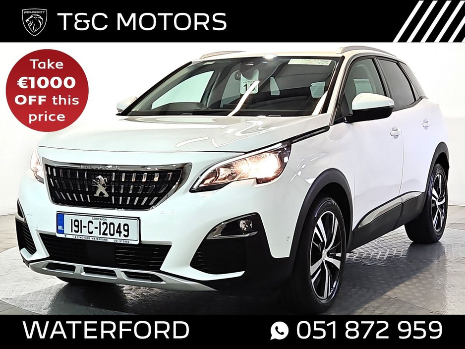 Peugeot 3008 *Low Mileage* Allure Model - Rear Camera, Parking Sensors, Cruise Control, Wireless Phone Charging, Road Sign Recognition, Lane Assist