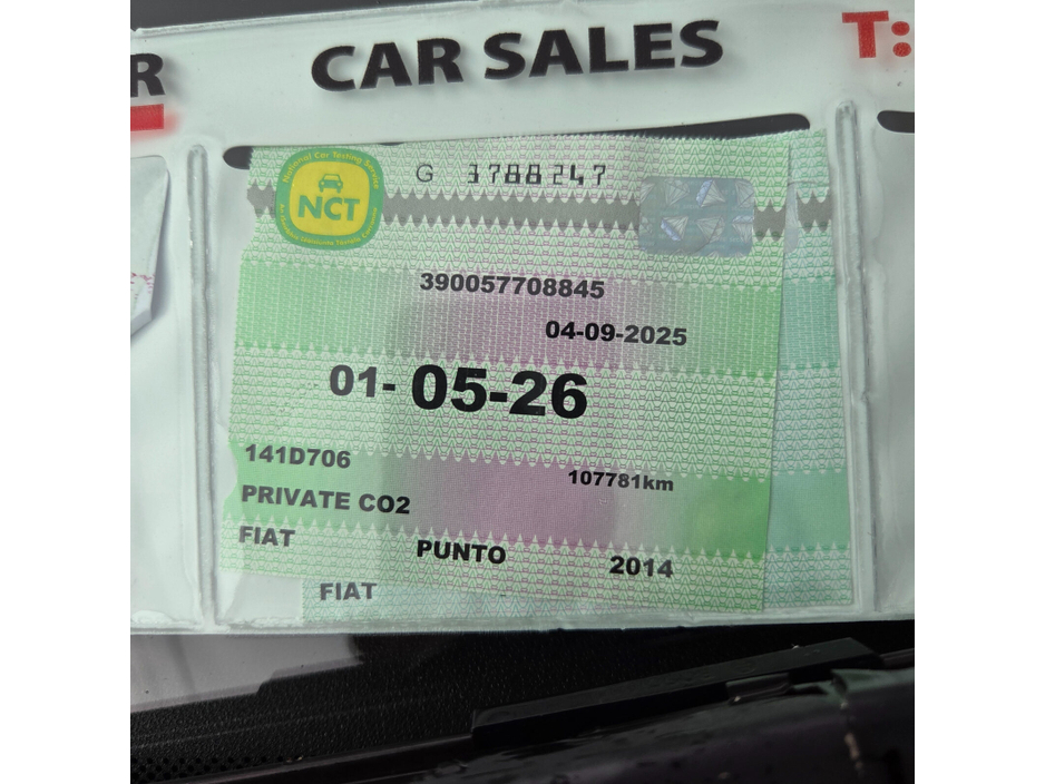 2014 Fiat Punto 1.2L Petrol For Sale Images