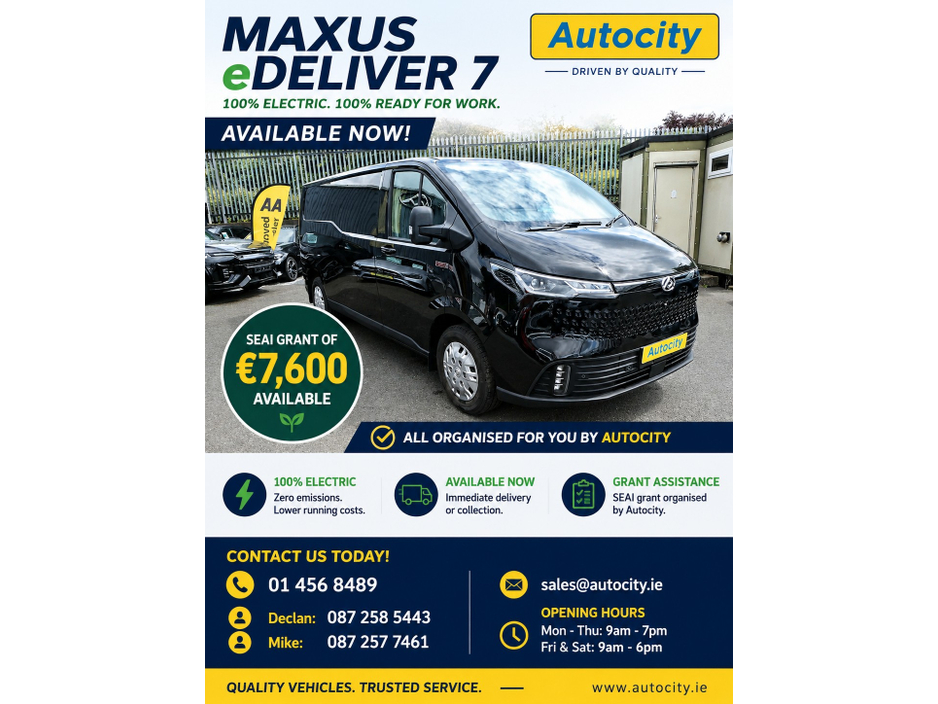 2026 Maxus E Deliver 7