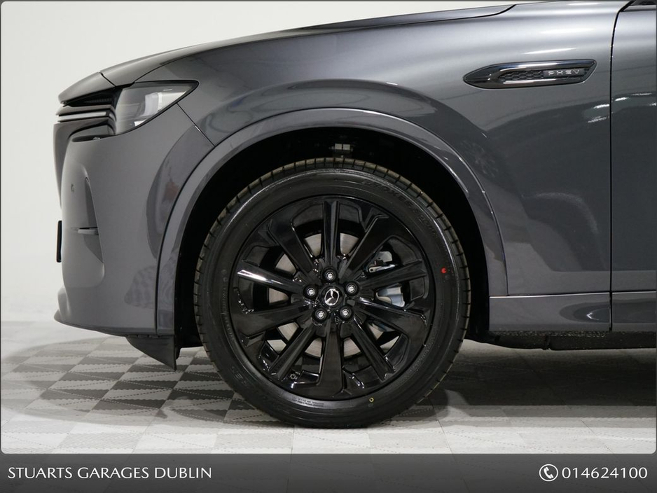 Mazda CX-60 HOMURA PLUS PHEV 327ps 8AT AWD*HOMURA PLUS*DRIVERS ASSISTANCE PACK, CONVENIENCE PACK AND PANORAMIC SUNROOF, MACHINE GREY WITH BLACK LEATHER , RADAR CR — thumbnail 9