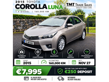 2015 Toyota Corolla 1.4L Diesel For Sale Images