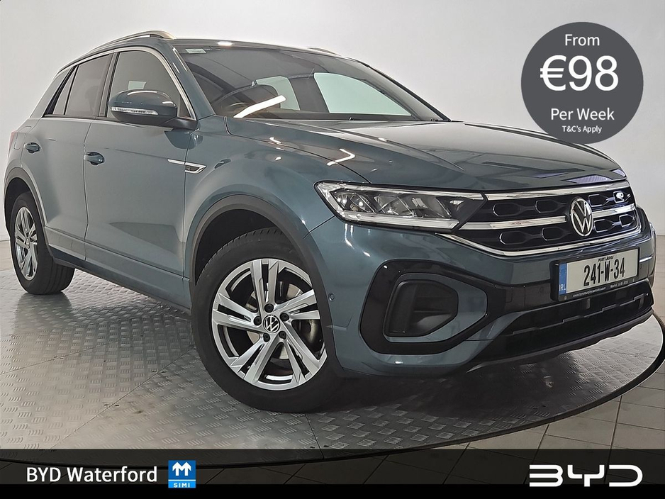 Volkswagen T-Roc R-Line - Heated Seats, Alcantara/Leather Interior, Parking Assist, 17" Wheels