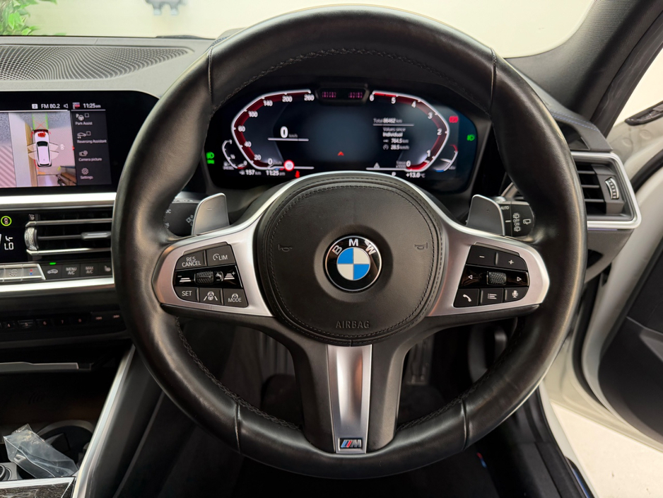 BMW 3 Series 320D M-SPORT PRO X-DRIVE M-PERFORMANCE 2.0 DIESEL AUTOMATIC // M3 UPGRADED WHEEL PACKAGE // FULL M-PERFORMANCE KIT // PRO MEDIA PACK // APPLE CARPLAY // PRIVACY PACK // AA APPROVED DEALER 2026 — thumbnail 35