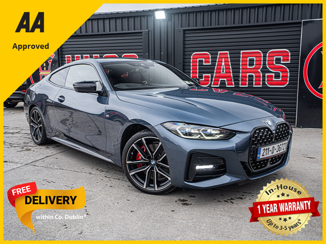 2021 BMW 4 SERIES 2021 420d X-Drive M-Sport/FSH/High spec/1yr wrnty