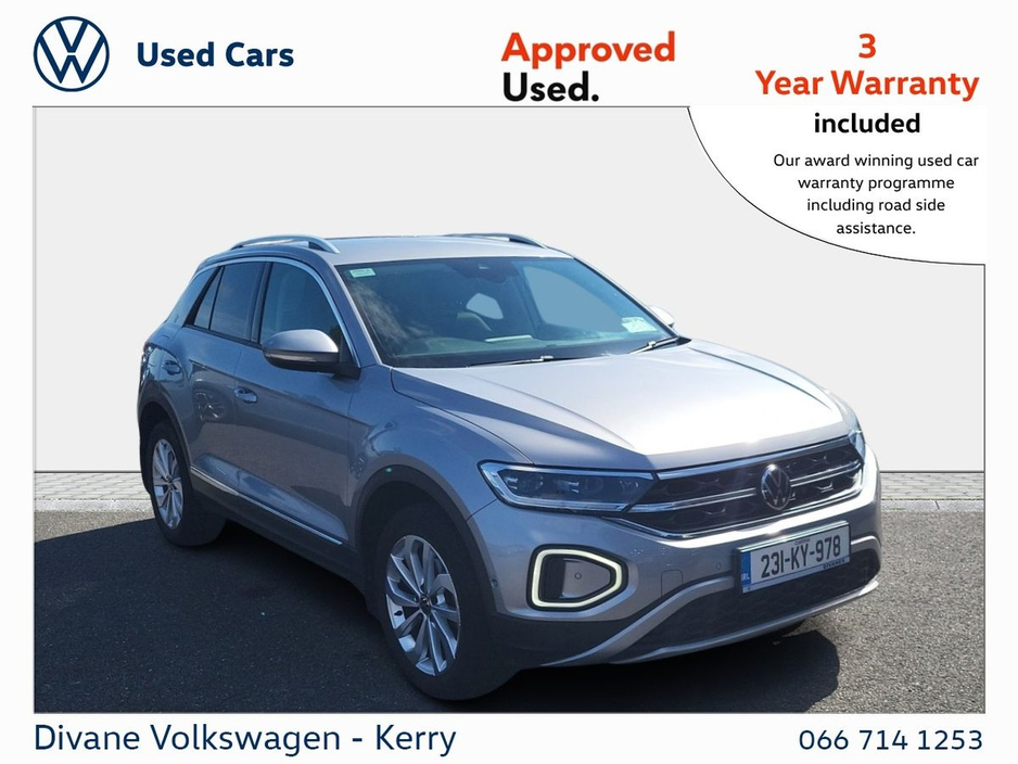 Used Volkswagen T-Roc 2023 in Kerry