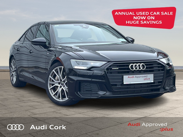 2023 AUDI A6 2.0 50TFSI E 299BHP BLACK EDITION WITH VALCONA LEATHER SEATS & 4 ZONE CLIMATE CONTROL