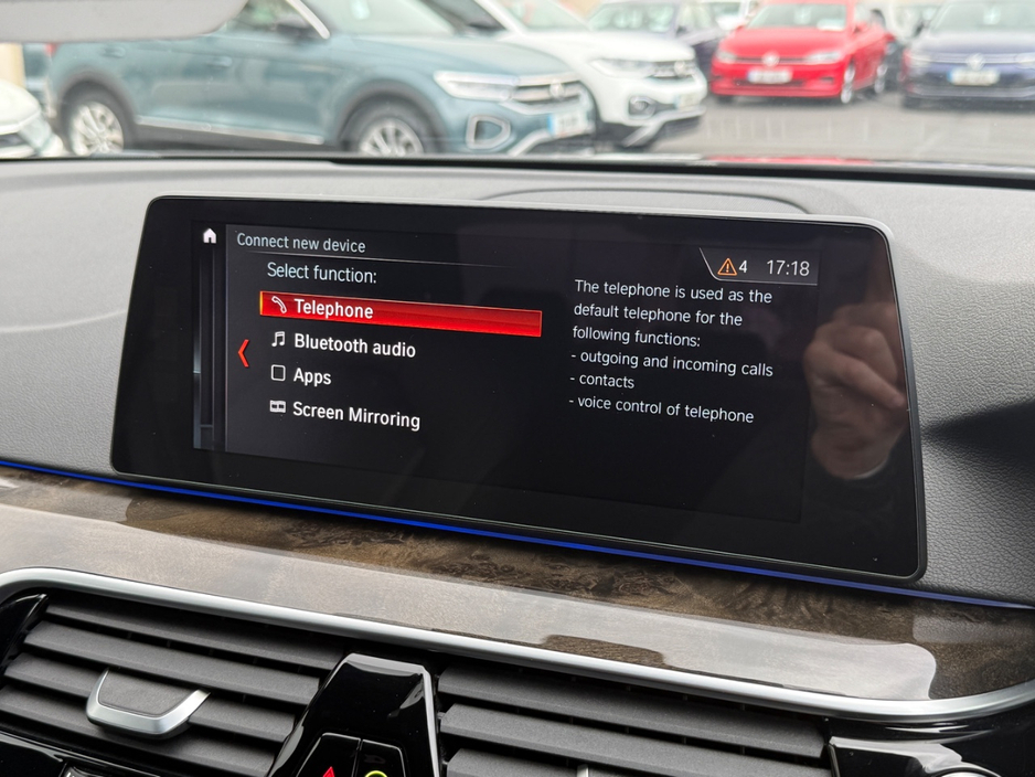 BMW 5 Series 530E M-SPORT 184BHP AUTOMATIC HYBRID *VIRTUAL COCKPIT, REAR VIEW CAMERA, 19 " DIAMOND CUT ALLOYS, PARKING SENSORS FRONT & REAR, MEMORY SEATS, LEATHER UPHOLSTERY, 3 STAGE HEATED SEATS,HEADS UP DISPLAY* — thumbnail 18
