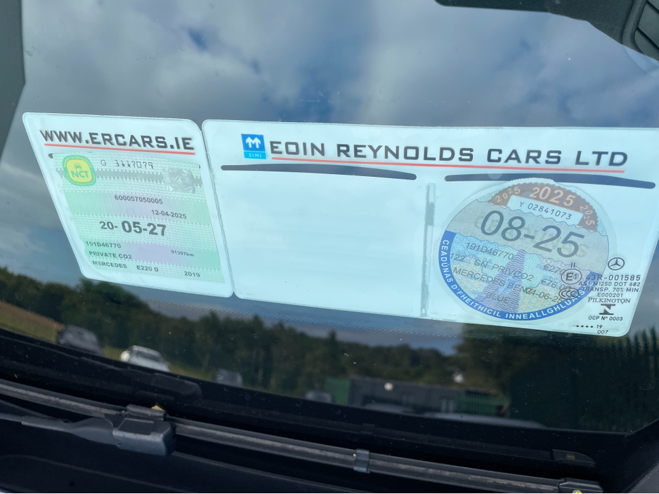 2019 Mercedes-Benz E Class 2.0L Diesel For Sale Images