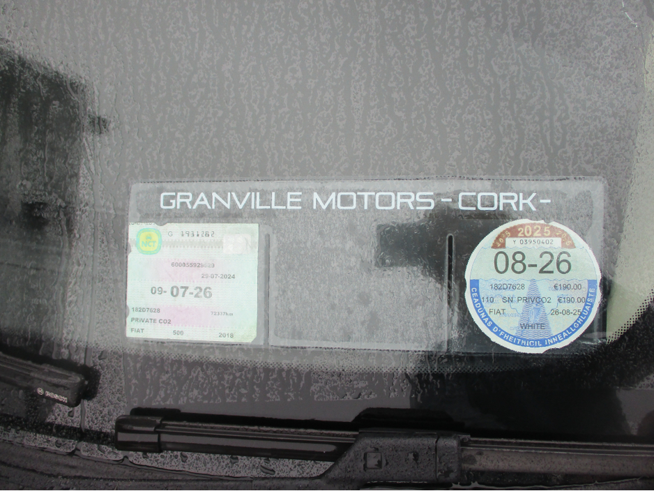 2018 Fiat 500 1.2L Petrol For Sale Images